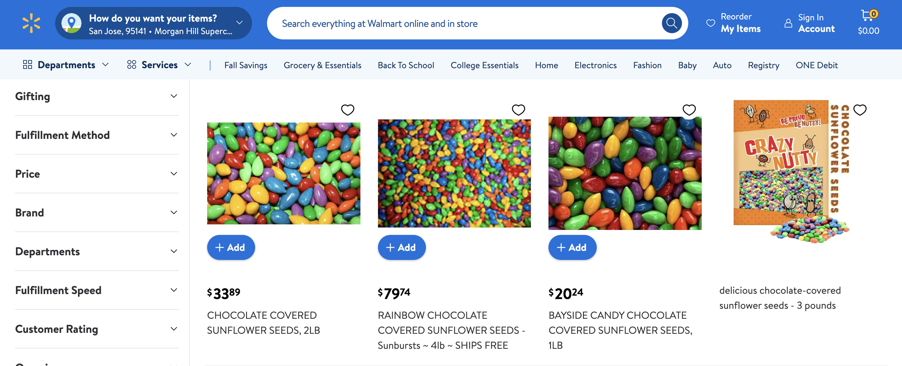 Walmart Hot Selling Snacks: Chocolate Covered Sunflower Seeds